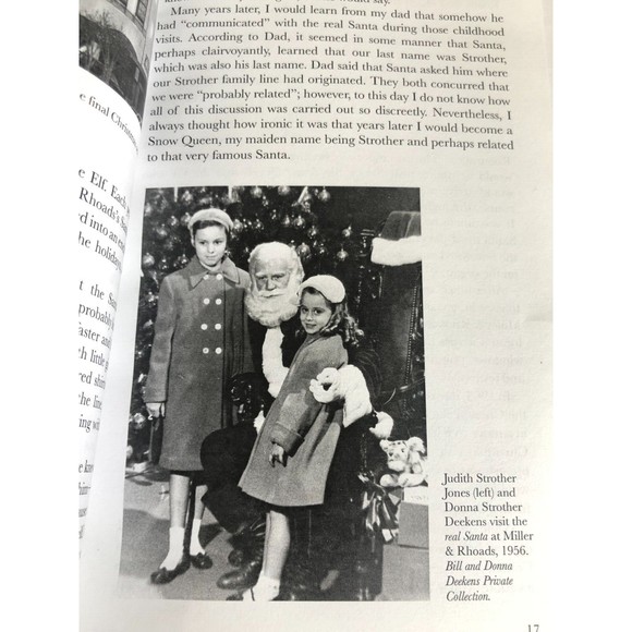 Christmas at Miller & Rhoads: Memoirs of a Snow Queen by Deekens Signed Richmond - Picture 5 of 5